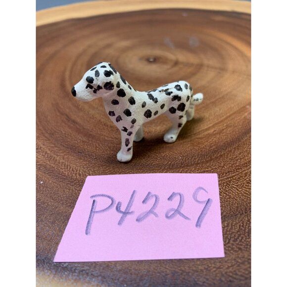 Handcrafted Miniature Dalmatian Figurine 1.5" Tall Resin Metal Blend - Picture 6 of 6